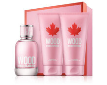 Dsquared² Wood pour Femme 30 ml EdT Set mit Body Lotion