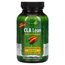 Ирвин Натуралс, C.L.A. Lean, Body Fat Reduction, 80 мягких желатиновых капсул с жидкостью