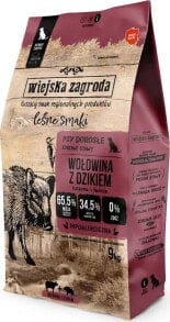 Wiejska Zagroda Leśne smaki Wołowina z dzikiem (dorosły) chrupki L 9kg