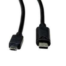 ROLINE 11.02.8781 USB кабель 3 m 2.0 USB C Micro-USB B Черный