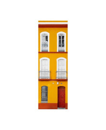 Trademark Global philippe Hugonnard Made in Spain 2 Orange Facade of Traditional Spanish Building Canvas Art - 15.5