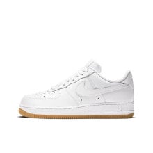 Nike Air Force 1 合成革 舒适百搭 包裹性防滑耐磨 低帮 板鞋 男款 白生胶