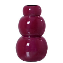 Vase Alexandra House Living Dark pink Metal 14 x 14 x 22 cm