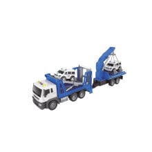 JUGATOYS Portavehicle Truck Includes 2 Vehicles 1:16 12x10x50 cm