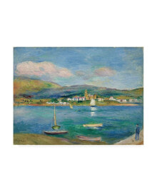 Trademark Global pierre Auguste Renoir Port de peche, Vue de Fontarabie depuis Hendaye Canvas Art - 27