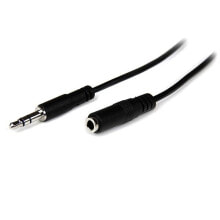 StarTech.com 1m 3.5mm аудио кабель 3,5 мм Черный MU1MMFS