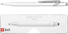 Письменные ручки caran d`Arche Długopis CARAN D&#039;ACHE 849 Pop Line Fluo, M, w pudełku, biały