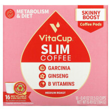 VitaCup, Beauty Coffee, Medium Roast, 16 Cups, 0.41 oz (11.5 g) Each