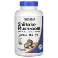 Shiitake Mushroom, 1,000 mg, 180 Capsules (500 mg per Capsule)