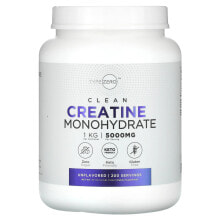 Clean, Creatine Monohydrate, Unflavored, 5,000 mg, 35 oz (1 kg)