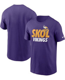 Nike men's Purple Minnesota Vikings Hometown Collection Skol T-shirt