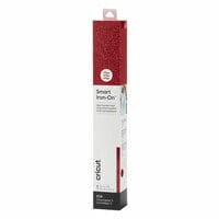 Cricut Smart Iron-On - Heat transfer vinyl roll - Red - Monochromatic - Glitter - 330 mm - 900 mm