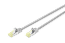 Кабели и провода для строительства digitus DK-1644-A-050CL сетевой кабель 5 m Cat6a S/FTP (S-STP) Серый