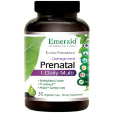 Витаминно-минеральные комплексы Emerald Labs Prenatal 1-Daily Multi витаминно-минеральный комплекс 30 растительных капсул