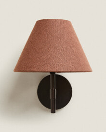 Lamp | wall lamp with linen lampshade