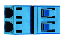 Комплектующие для телекоммуникационных шкафов и стоек telegärtner J08071A0048 волоконно-оптический адаптер LC Фиолетовый 1 шт