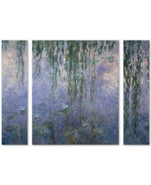 Trademark Global claude Monet 'Water Lilies III 1840-1926' Large Multi-Panel Wall Art Set, 25