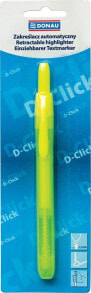 Фломастеры для рисования для детей ручка DONAU желтый