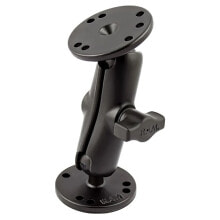 RAM MOUNTS Universal Double Ball Mount With Two Round Plates B Size Medium mono pivot arm