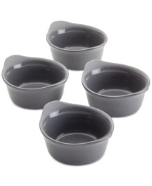 Rachael Ray ceramics Round Ramekin Dipper Cups, Set of 4