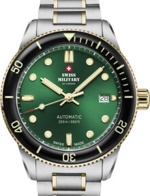 Купить наручные часы Swiss Military: Swiss Military SMA34106.03 Mens Watch Automatic Diver 42mm 20ATM