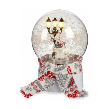 Снежный комок Кукла-белоснежка шарф Белый Пластик полистоун (13 x 19,5 x 13 cm)