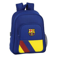 Школьные рюкзаки и ранцы школьный рюкзак для мальчика F.C. Barcelona одно отделение, синий цвет