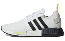 adidas originals NMD_R1 防滑耐磨 低帮 运动休闲鞋 男女同款 白黑黄 / Кроссовки Adidas originals NMD_R1 FV2549