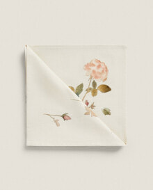 Floral cotton napkins (pack of 2)