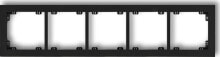 Розетки, выключатели и рамки Karlik Deco Fivefold frame, black matt (12DR-5)