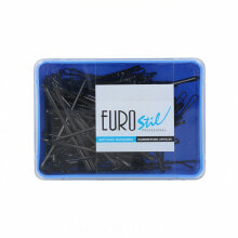 Заколки для волос Eurostil Clips Negro 70 mm