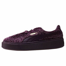 Sports Trainers for Women Puma Suede Platform Eletal Purple