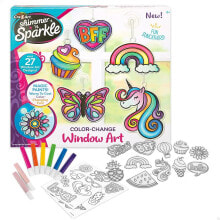 SUPERTHINGS Sparkle Cattasols And Stickers For Windows That Change Color