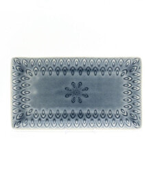 Euro Ceramica peacock Rectangular Platter