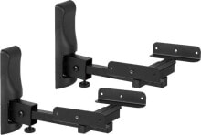 Brackets and racks for televisions and audio equipment