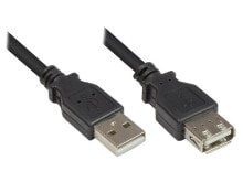 Alcasa USB 2.0 3m USB кабель USB A Черный 2511-OF3S