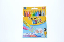 Цветные карандаши для рисования для детей bic KREDKI ŚWIECOWE BIC KIDS PLASTIDECOR PUDEŁKO 12 SZT - 920299
