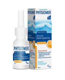 Витамины и БАДы от простуды и гриппа Omega Pharma Physiomer Hypertonic Натуральный гипертонический назальный спрей от заложенности носа при простуде, синусите и аллергическом рините 20 мл