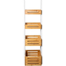 Bathroom Shelves Alexandra House Living Brown Wood 30 x 96 x 12 cm