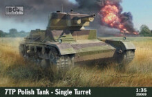 Сборные модели и аксессуары для детей Ibg Model do sklejania 7TP Polish Tank Single Turret