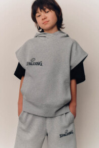 Spalding ® sleeveless hoodie