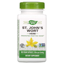 St. John's Wort Herb, 700 mg, 180 Vegan Capsules (350 mg per Capsule)