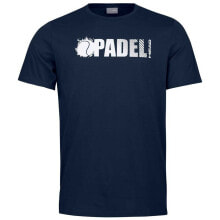 Спортивная одежда, обувь и аксессуары hEAD RACKET Padel Font Short Sleeve T-Shirt