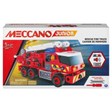 Игрушечные машинки и техника для мальчиков meccano Junior Rescue Fire Truck 6056415