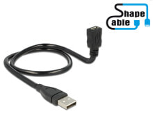 DeLOCK 0.5m, USB2.0-A/USB2.0 Micro-B USB кабель 0,5 m 2.0 USB A Micro-USB B Черный 83922