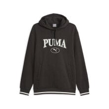 Puma Squad Pullover Hoodie Mens Black Casual Outerwear 67601701