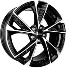 Колесный диск литой MAM RS6 black front polish 8.5x19 ET40 - LK5/114.3 ML72.6