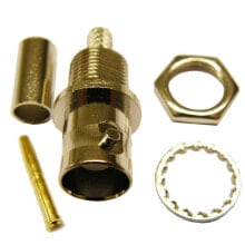 EUROCONNEX Bnc Female Chasis Crimp RG58 Connector