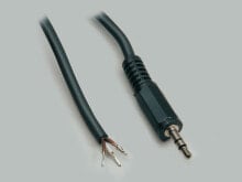 Кабели и провода для строительства bKL Electronic 1101052 аудио кабель 1,8 m 3,5 мм Черный