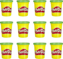 Hasbro Play-Doh 12 Pack Case Of Green (E4828) - zielone